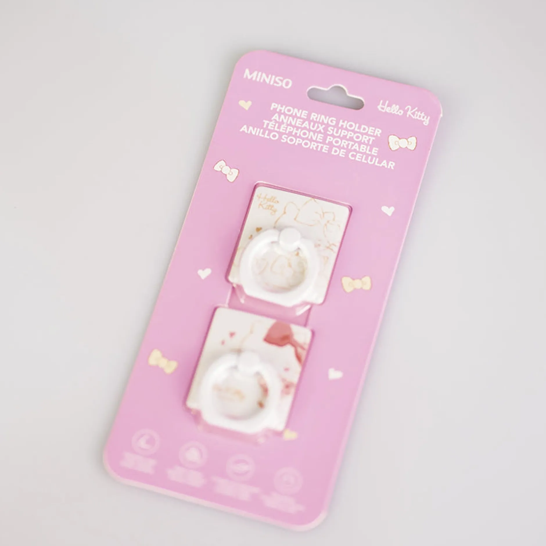 New MINISO Anello Per Cellulare - Hello Kitty (1Pz)