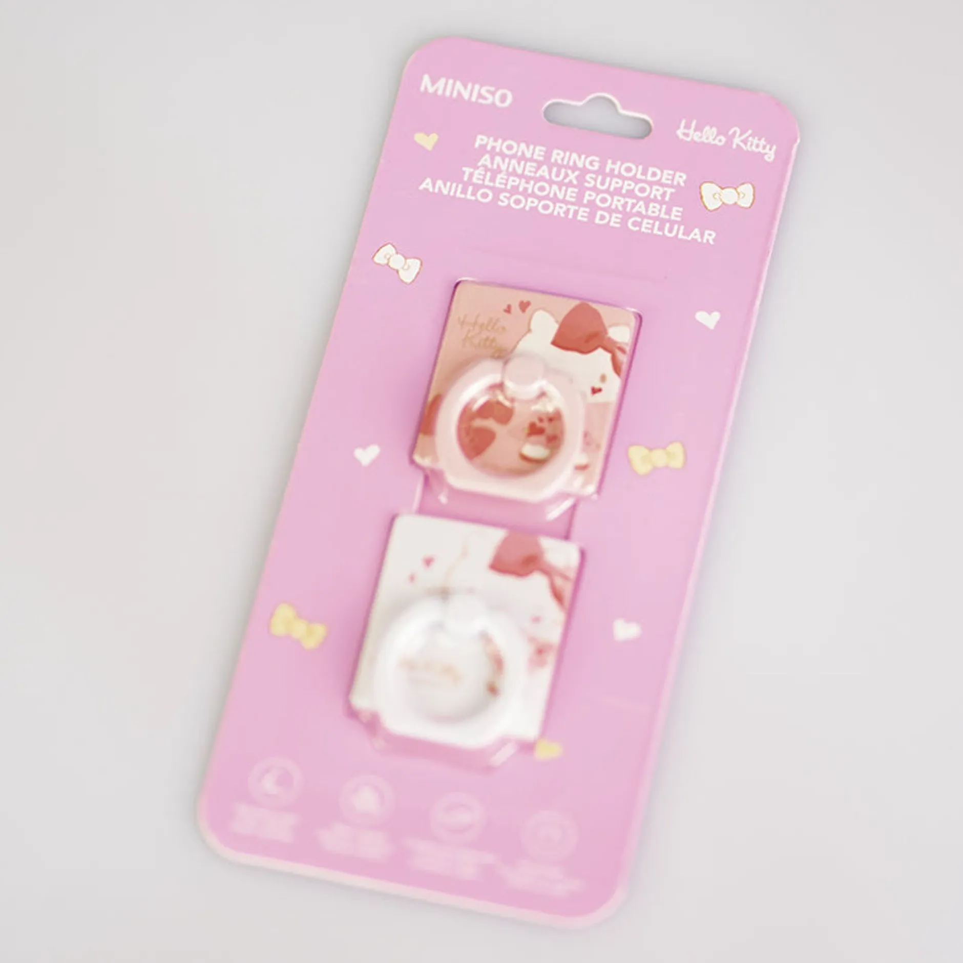 New MINISO Anello Per Cellulare - Hello Kitty (1Pz)