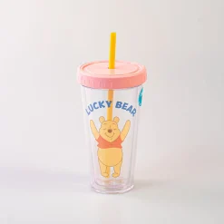 Hot MINISO Borraccia Con Cannuccia - Winnie The Pooh