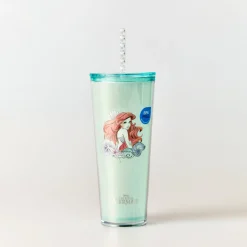 MINISO Borraccia Con Cannuccia - La Sirenetta