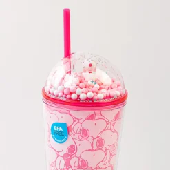 MINISO Borraccia Con Cannuccia - Snoopy