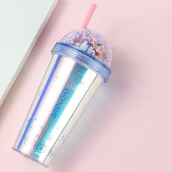 Hot MINISO Borraccia Con Cannuccia (420Ml)