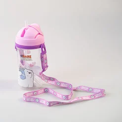 Clearance MINISO Borraccia We Bare Bears Con Tracolla - Orso Bianco