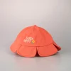 Clearance MINISO Kids Bucket Hat A Forma Di Fiore Color Corallo