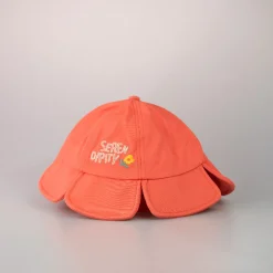 Clearance MINISO Kids Bucket Hat A Forma Di Fiore Color Corallo