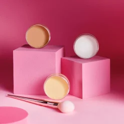 MINISO Loose Powder - Pink Cube (01 Banana)