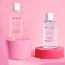 Clearance MINISO Make Up Remover - Pink Cube (Cucumber)