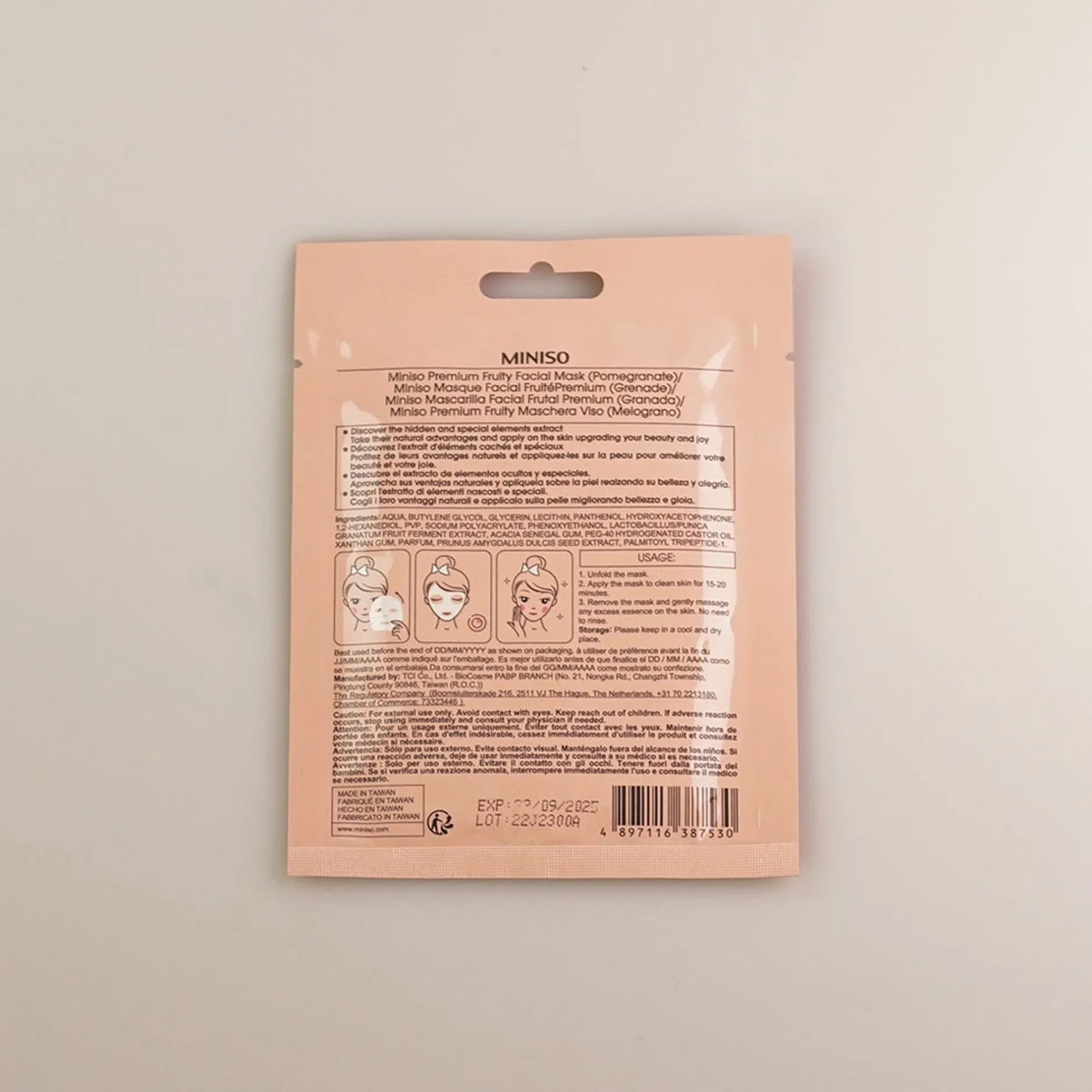 MINISO Maschera Per Il Viso - Melograno