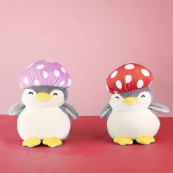 New MINISO Peluche Penpen Fungo Viola