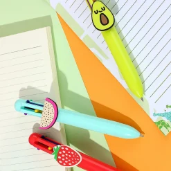 New MINISO Penna 6 Colori - Fruit Series (1Pz)