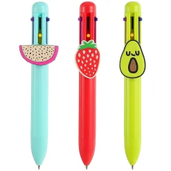 New MINISO Penna 6 Colori - Fruit Series (1Pz)