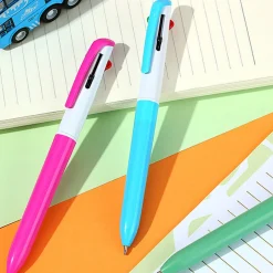 Hot MINISO Penna Con 4 Colori Impugnatura Blu