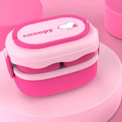 Online MINISO Porta Pranzo Snoopy Due Piani Con Posate