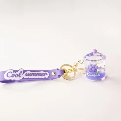 Hot MINISO Portachiavi Cool Summer Drink - Blue (1Pz)