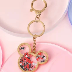 MINISO Portachiavi Mickey Mouse Glitterato Oro