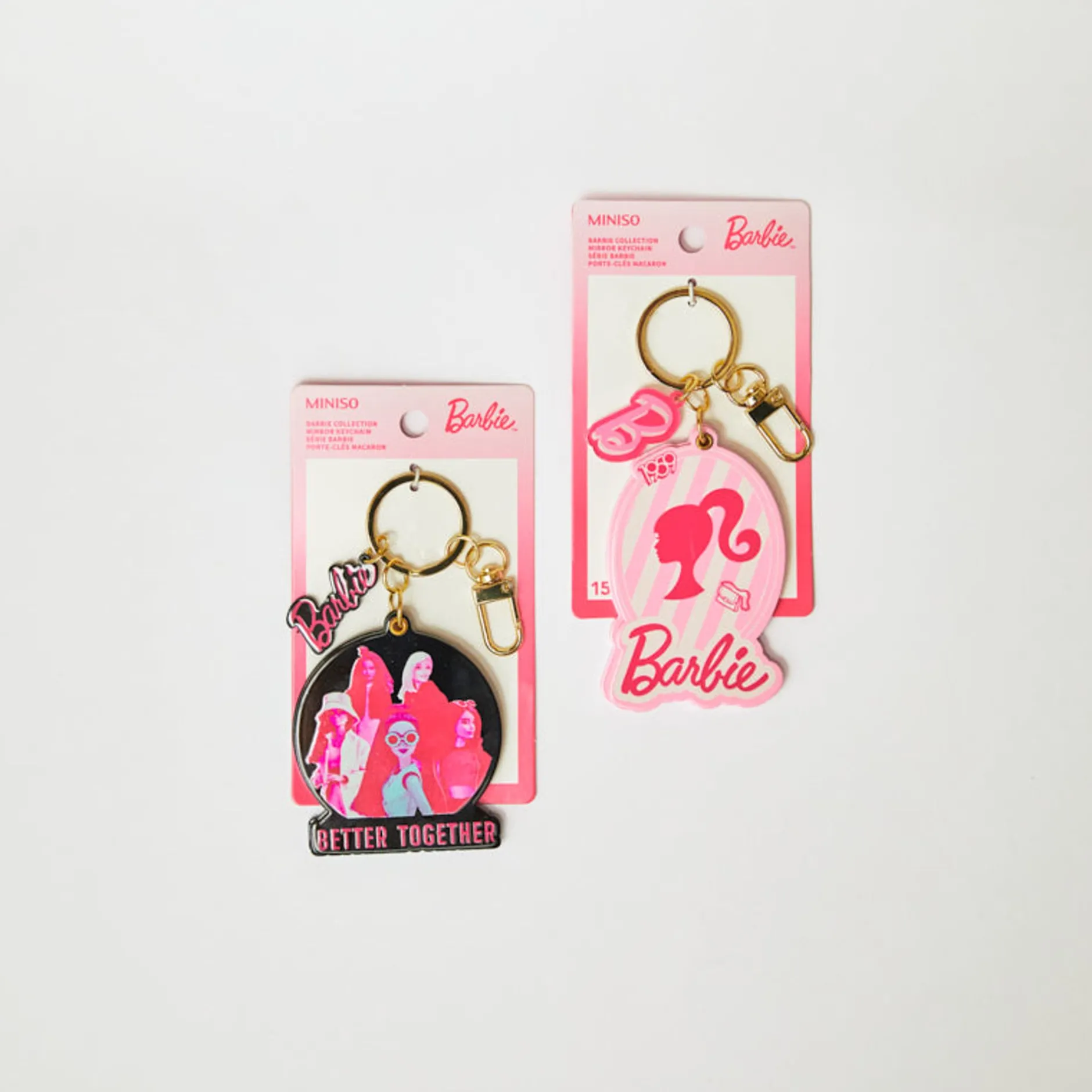 Sale MINISO Portachiavi Specchio - Barbie (1Pz)