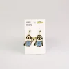 New MINISO Set Di 2 Portachiavi Minions - (1Pz)