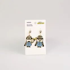 New MINISO Set Di 2 Portachiavi Minions - (1Pz)