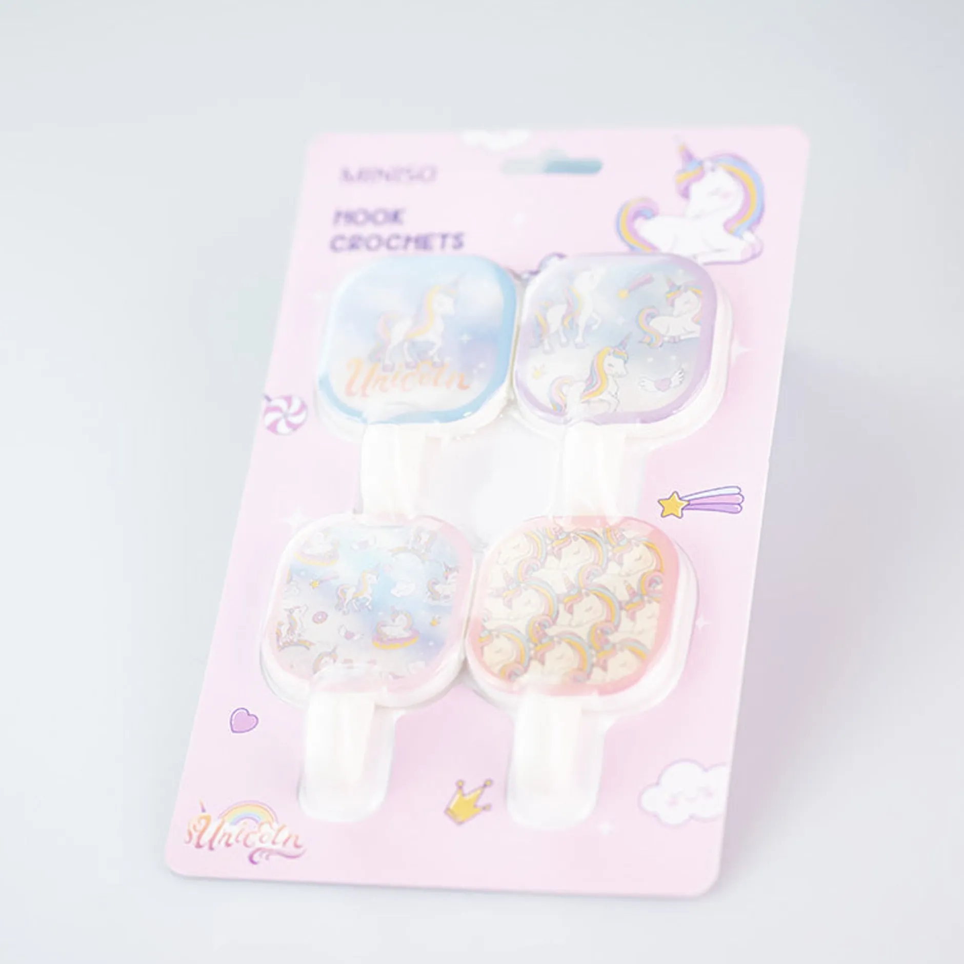 Discount MINISO Set Ganci Da Muro - Unicorn Dream (4Pz)