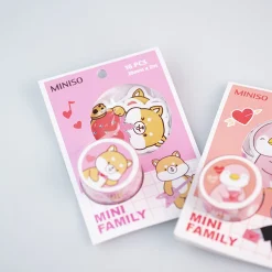 Online MINISO Set Nastro Adesivo E Stickers - Mini Family (1Pz)