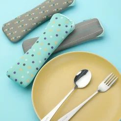 Hot MINISO Set Posate Con Custodia Morbida (1Pz)