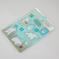 New MINISO Stickers Con Brillantini Ice Bear - We Bare Bears