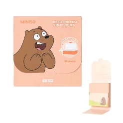 Hot MINISO Sticky Notes Grizzly - We Bare Bears