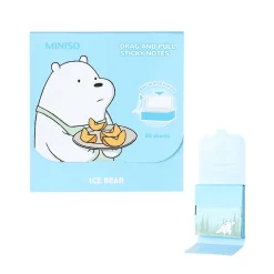 Sale MINISO Sticky Notes Ice Bear - We Bare Bears