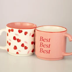 Best MINISO Tazza Con Manico A Cuore - (1Pz)