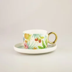 Discount MINISO Tazza In Ceramica Con Sottobicchiere (200Ml)